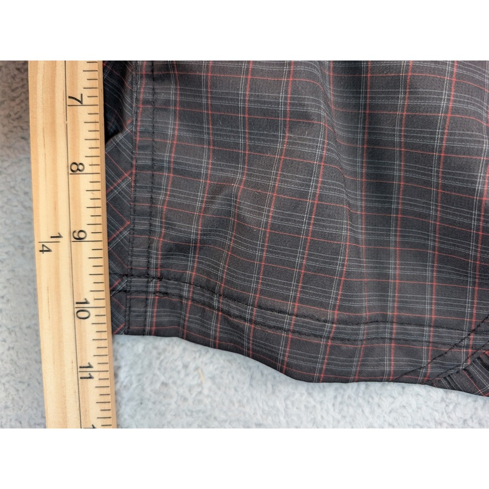 Club Ride Womens Plaid Cycling Shorts Grey Red‎ Size Medium B416-WSVN - Picture 4 of 10